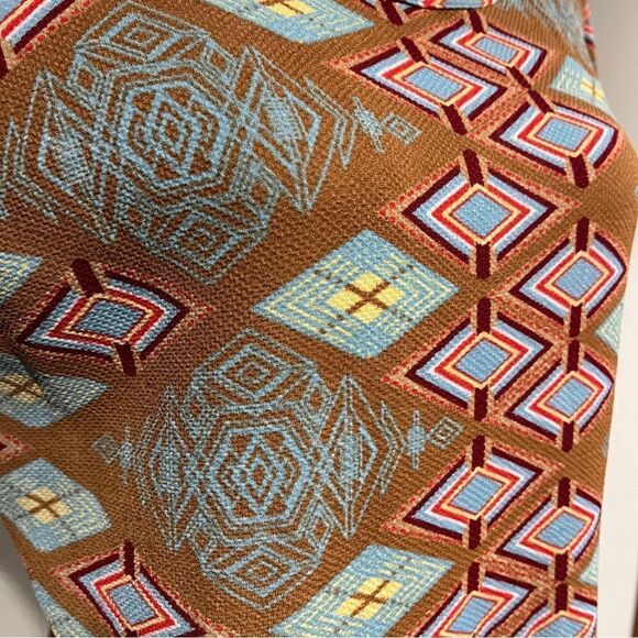 LuLaRoe Amelia geometric print short sleeve scoop neck casual plus size dress 2X - Picture 3 of 15